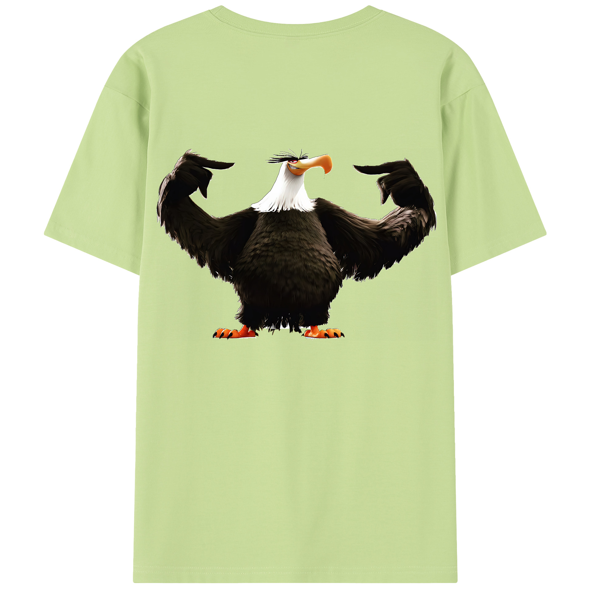 （画像用） Angry Birds アングリーバード 綿100％半袖Tシャツ（背面プリント）